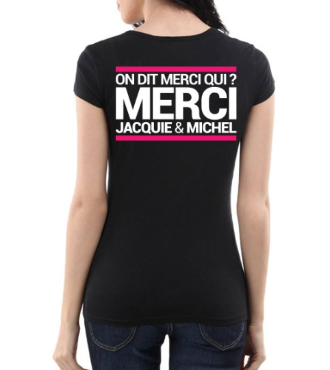 Tee-shirt  J&M noir - spécial  femme
