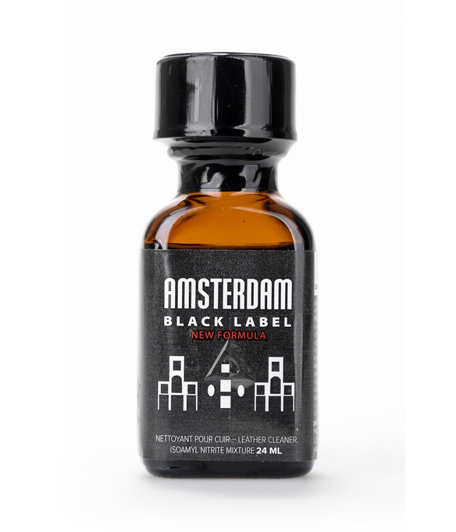 Poppers Amsterdam Black  label 24ml