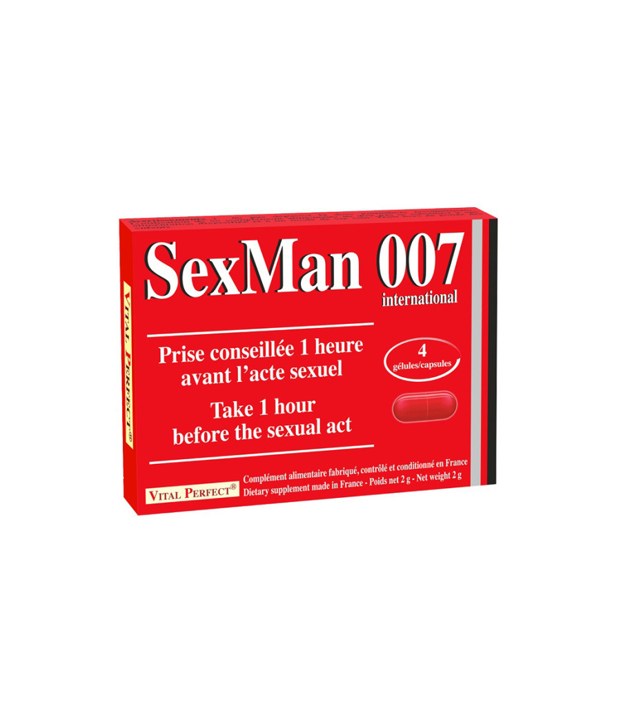 Aphrodisiaque SexMan 007 (4 gélules)