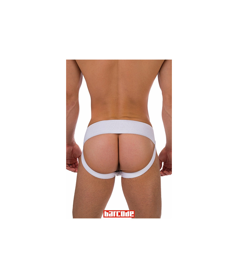 Jockstrap Sergey Basic blanc - Barcode