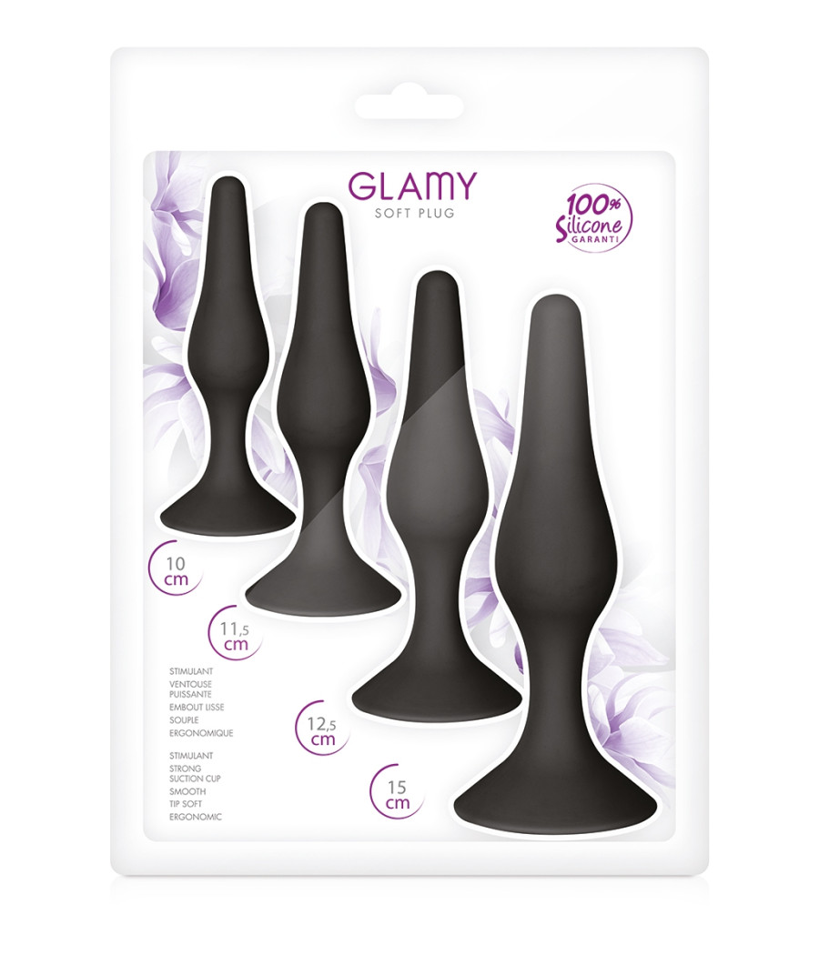 Coffret 4 soft plugs - Glamy