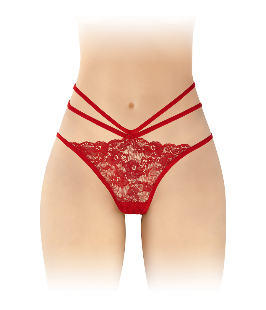 Culotte ouverte  Nadia - rouge