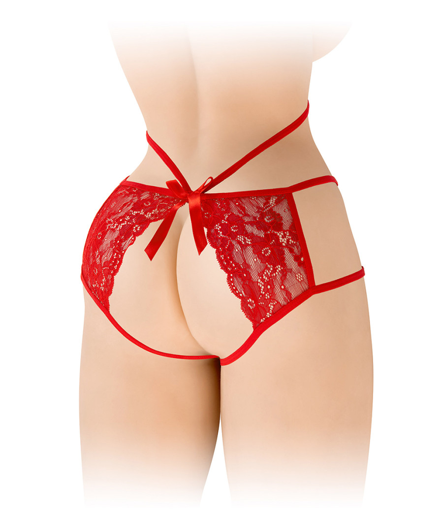 Culotte ouverte  Nadia - rouge