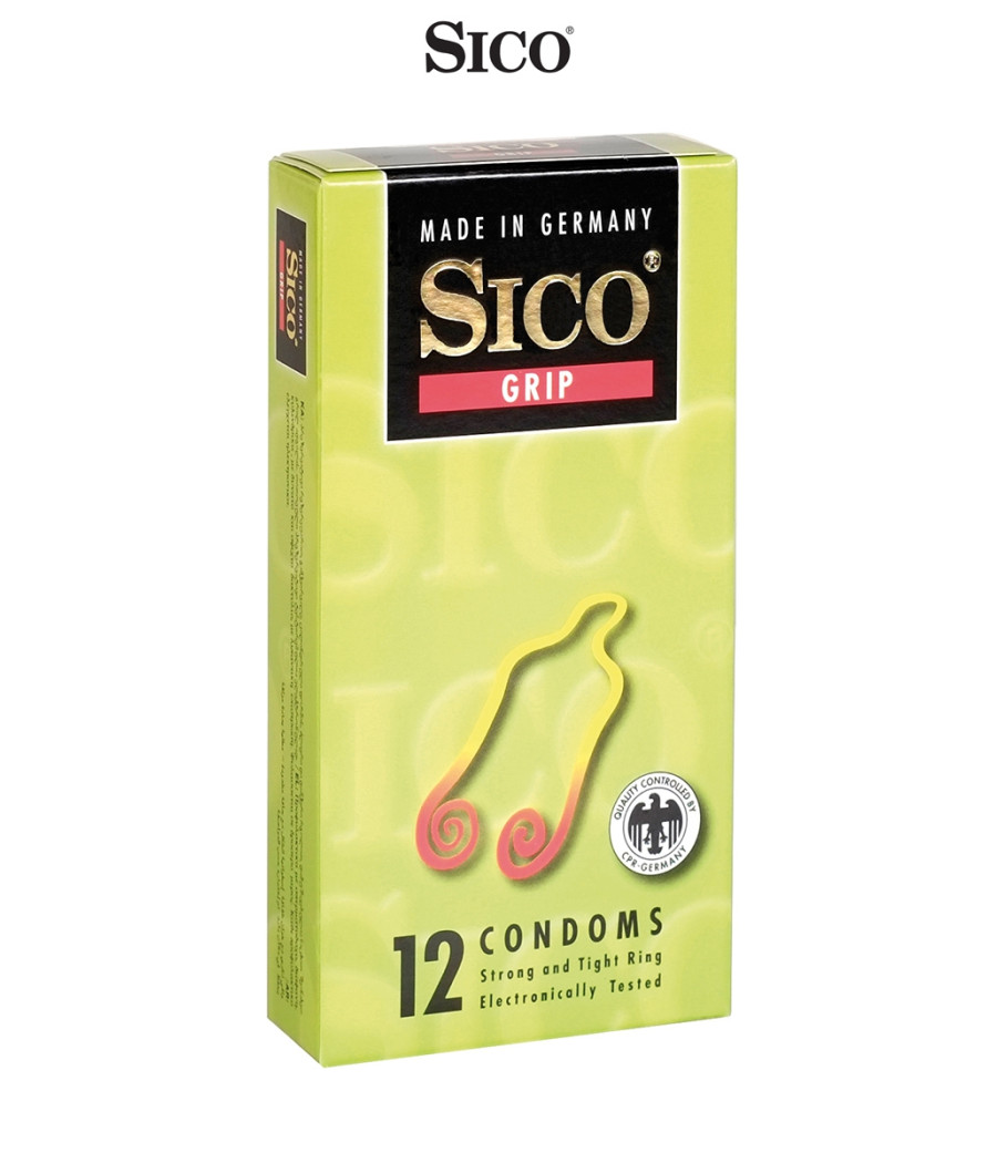 12 préservatifs Sico GRIP