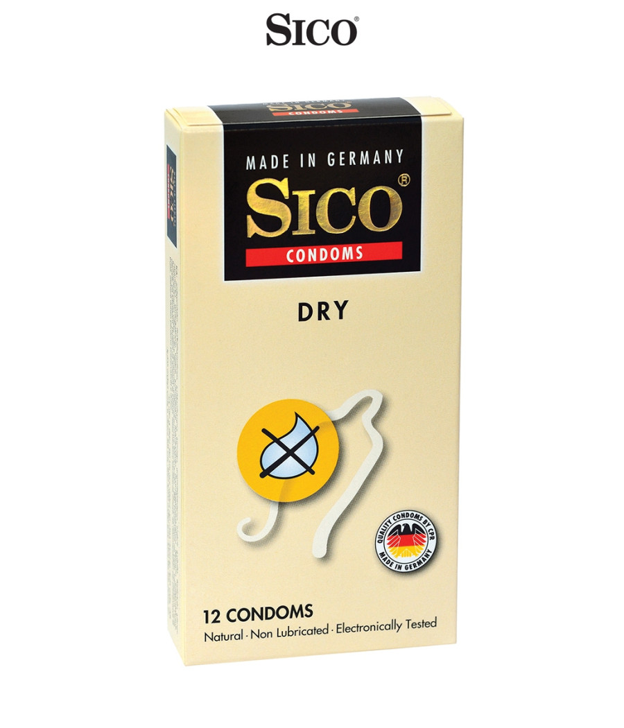 12 préservatifs Sico DRY