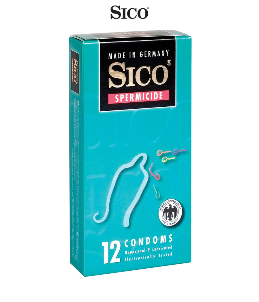 12 préservatifs Sico SPERMICIDE