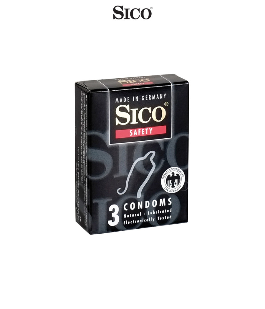 3 préservatifs Sico SAFETY