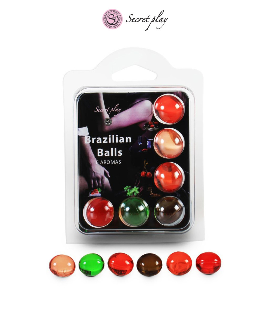 6 Brazilian Balls parfums variés