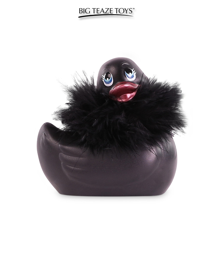 Mini canard vibrant Duckie Paris - noir