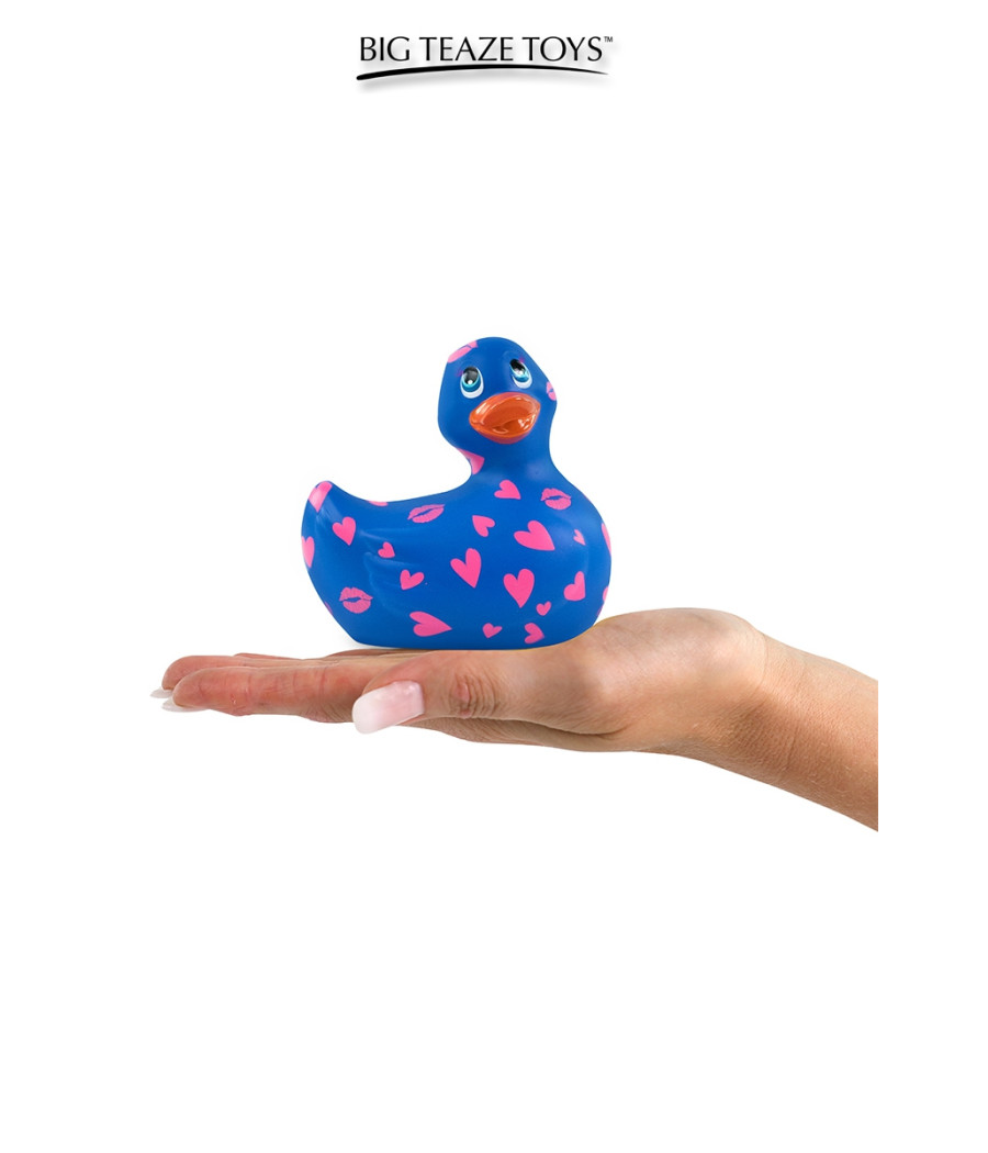 Mini canard vibrant Romance bleu et rose