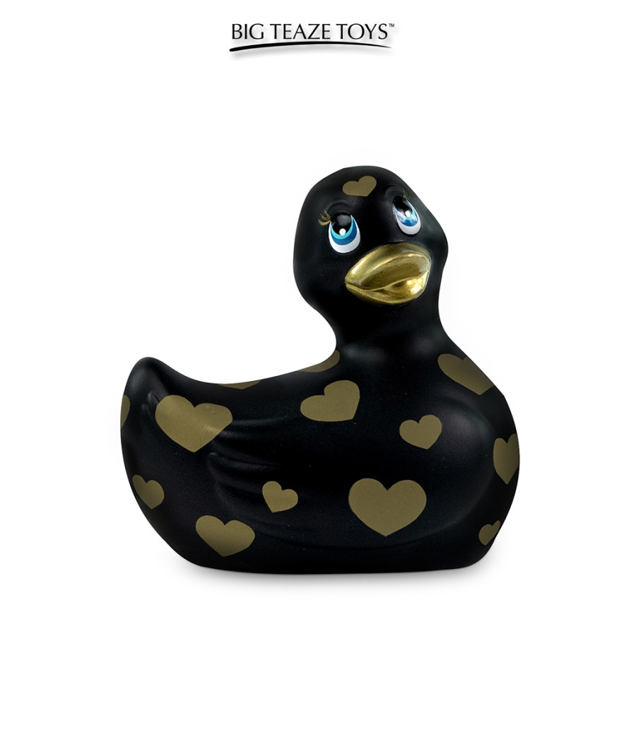 Mini canard vibrant Romance noir et or