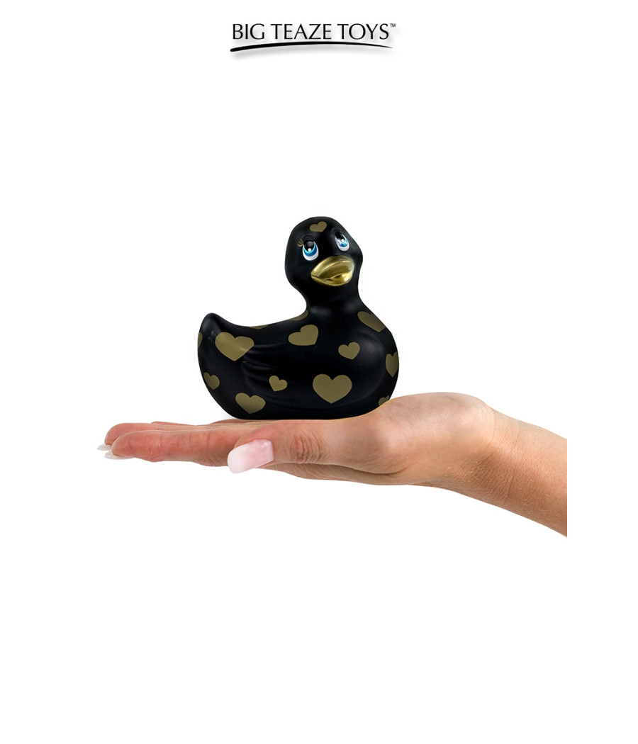 Mini canard vibrant Romance noir et or