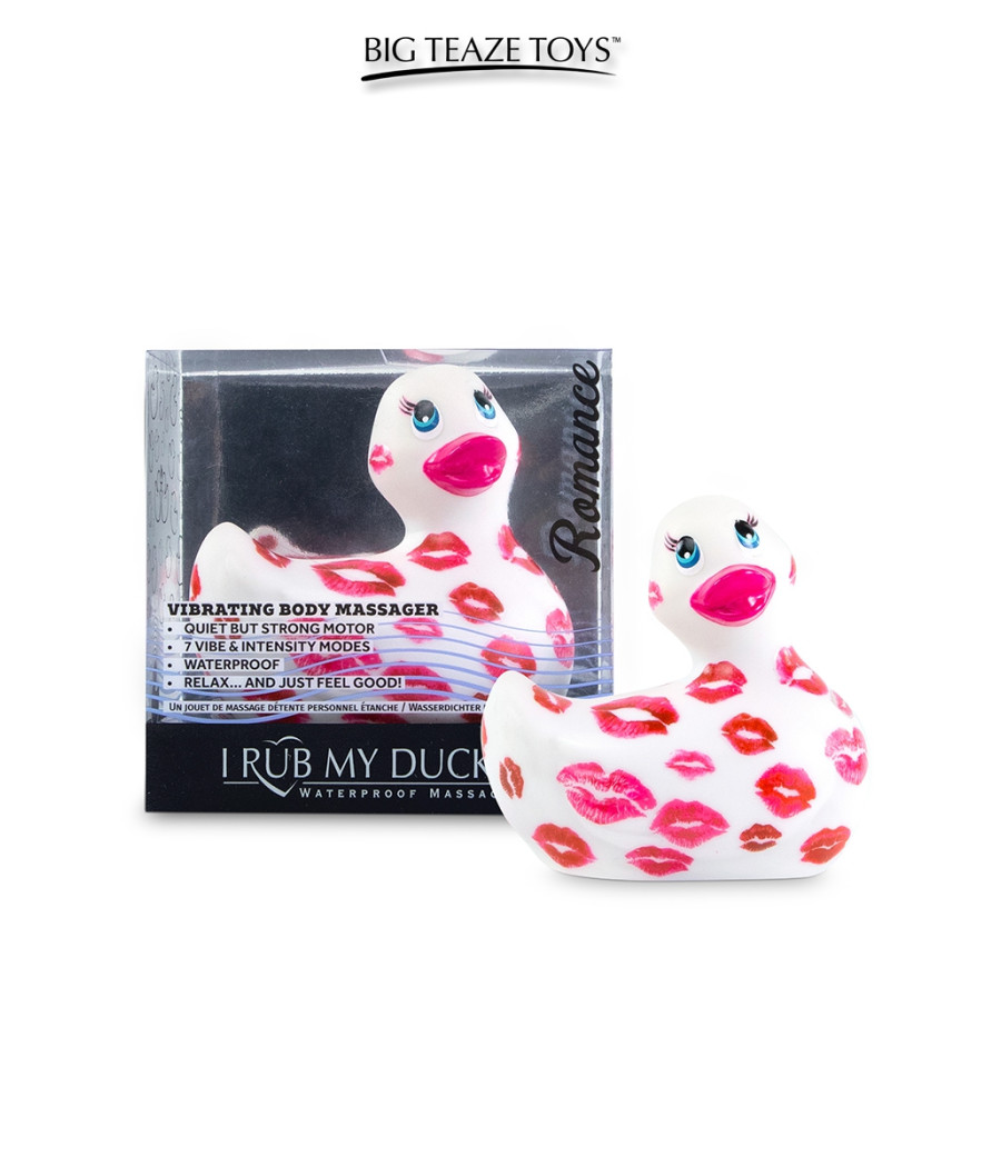 Mini canard vibrant Romance blanc et rose