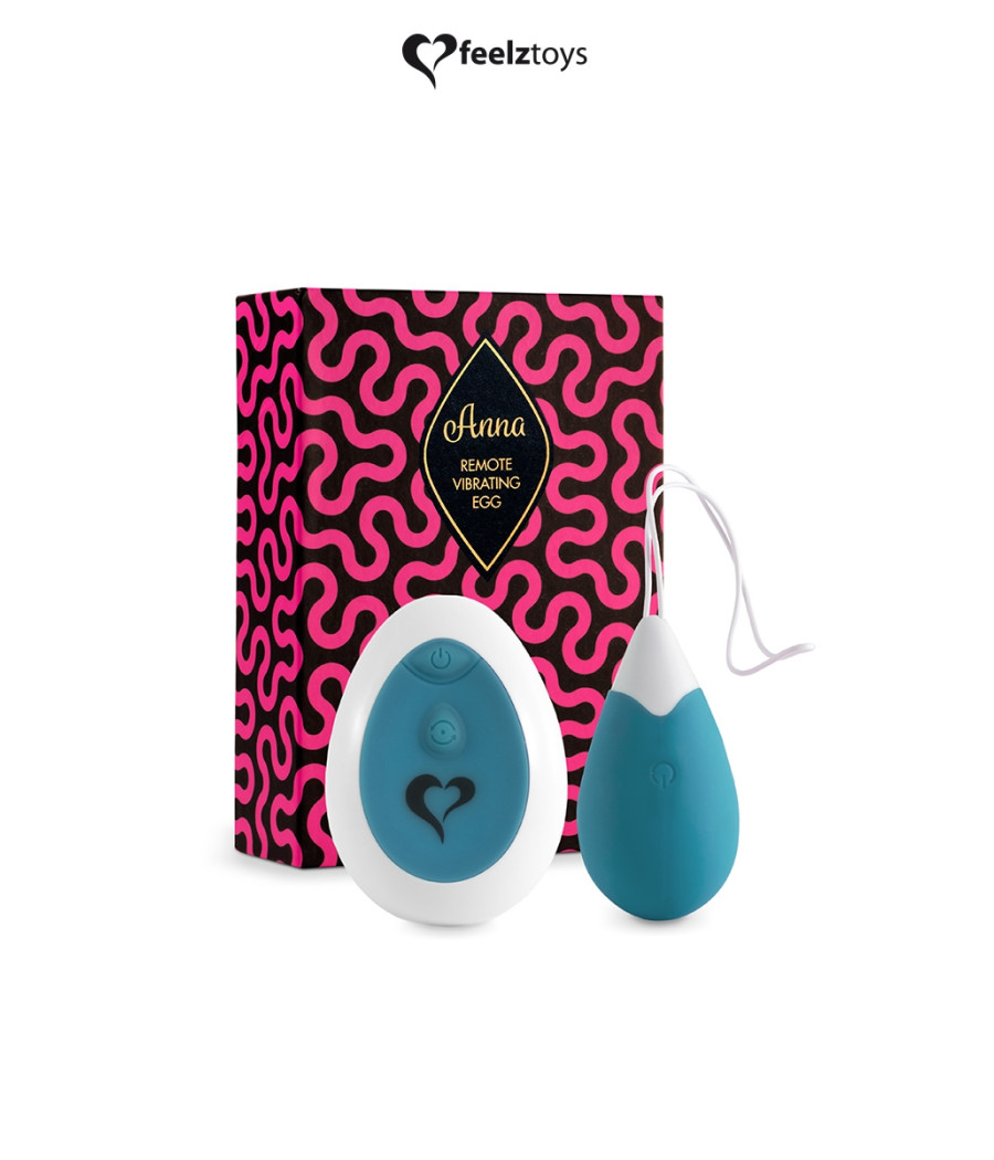 Oeuf vibrant Anna turquoise - Feelztoys