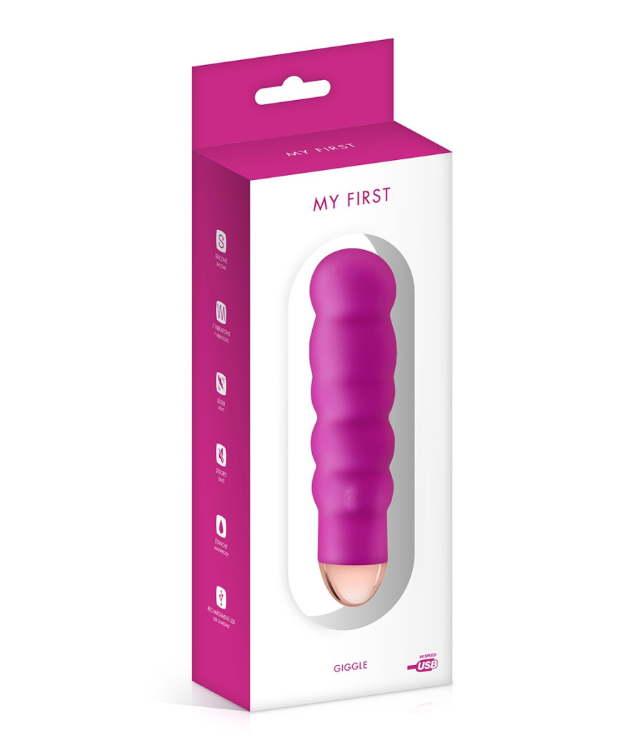 Vibromasseur rechargeable Giggle rose - My First