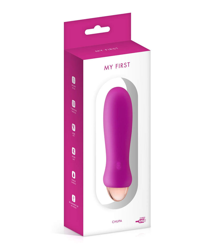 Vibromasseur rechargeable Chupa rose - My First