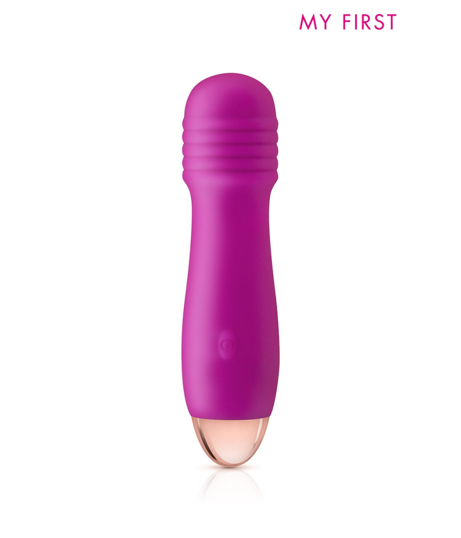 Vibromasseur rechargeable Joystick rose - My First