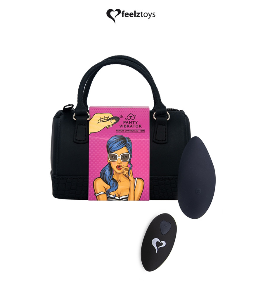 Stimulateur télécommandé Panty Vibe noir - FeelzToys