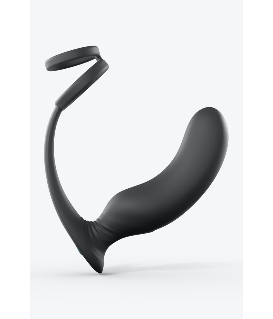 Stimulateur de prostate + cockring Double game