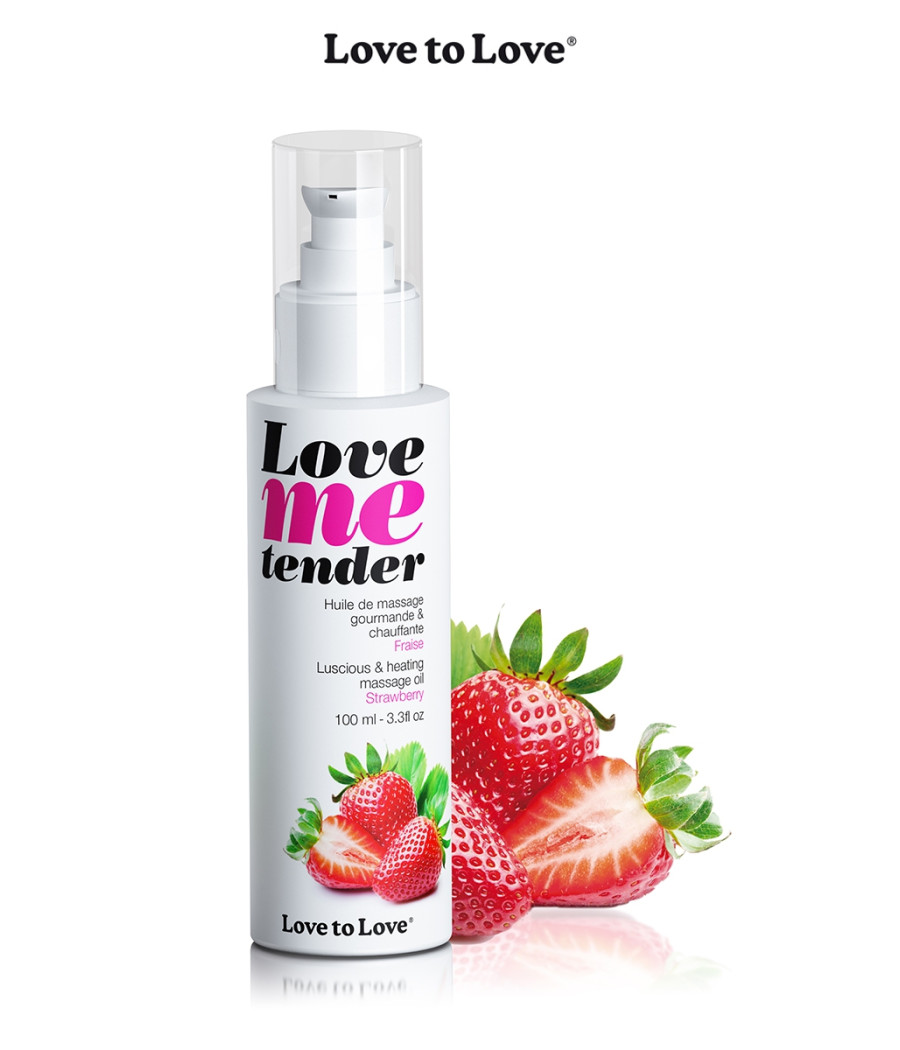 Huile de massage fraise 100ml