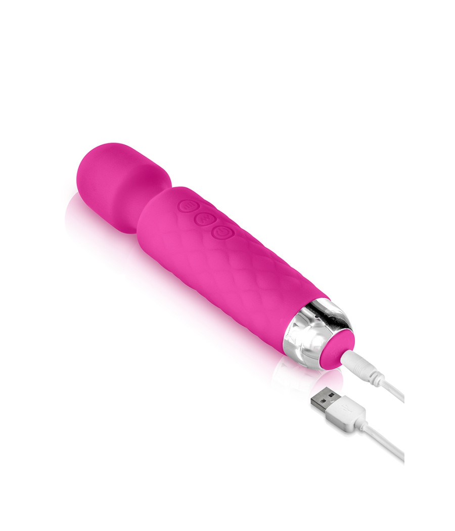 Vibro Love Wand rechargeable rose - Yoba