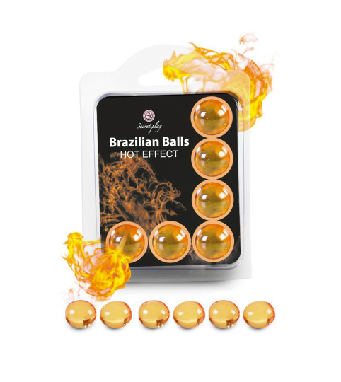 6 Brazilian Balls - effet chaleur