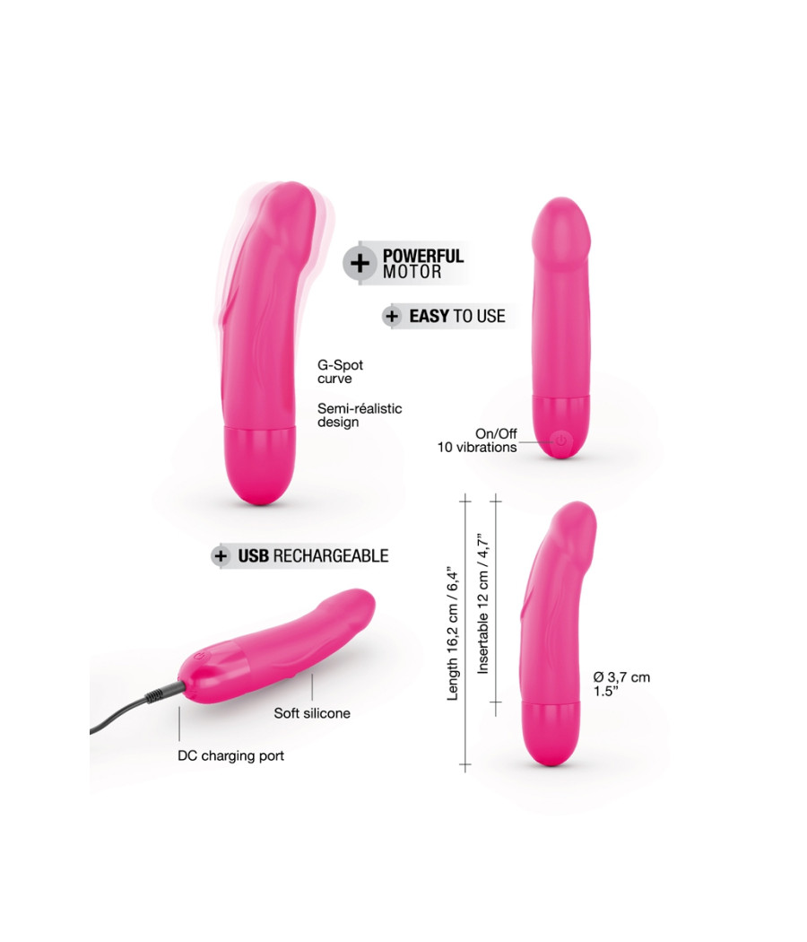 Vibro rechargeable Real Vibration rose S 2.0 - Dorcel