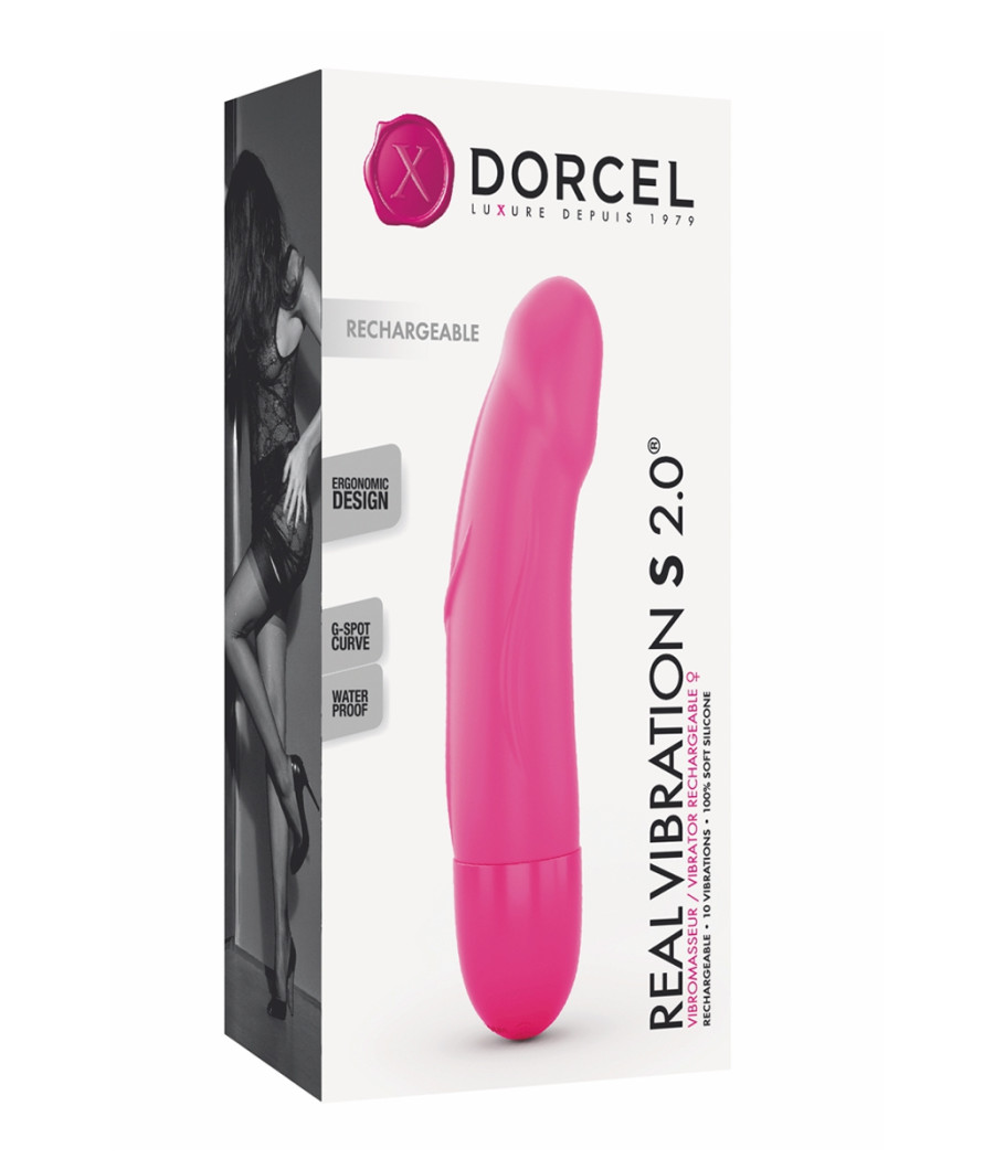 Vibro rechargeable Real Vibration rose S 2.0 - Dorcel