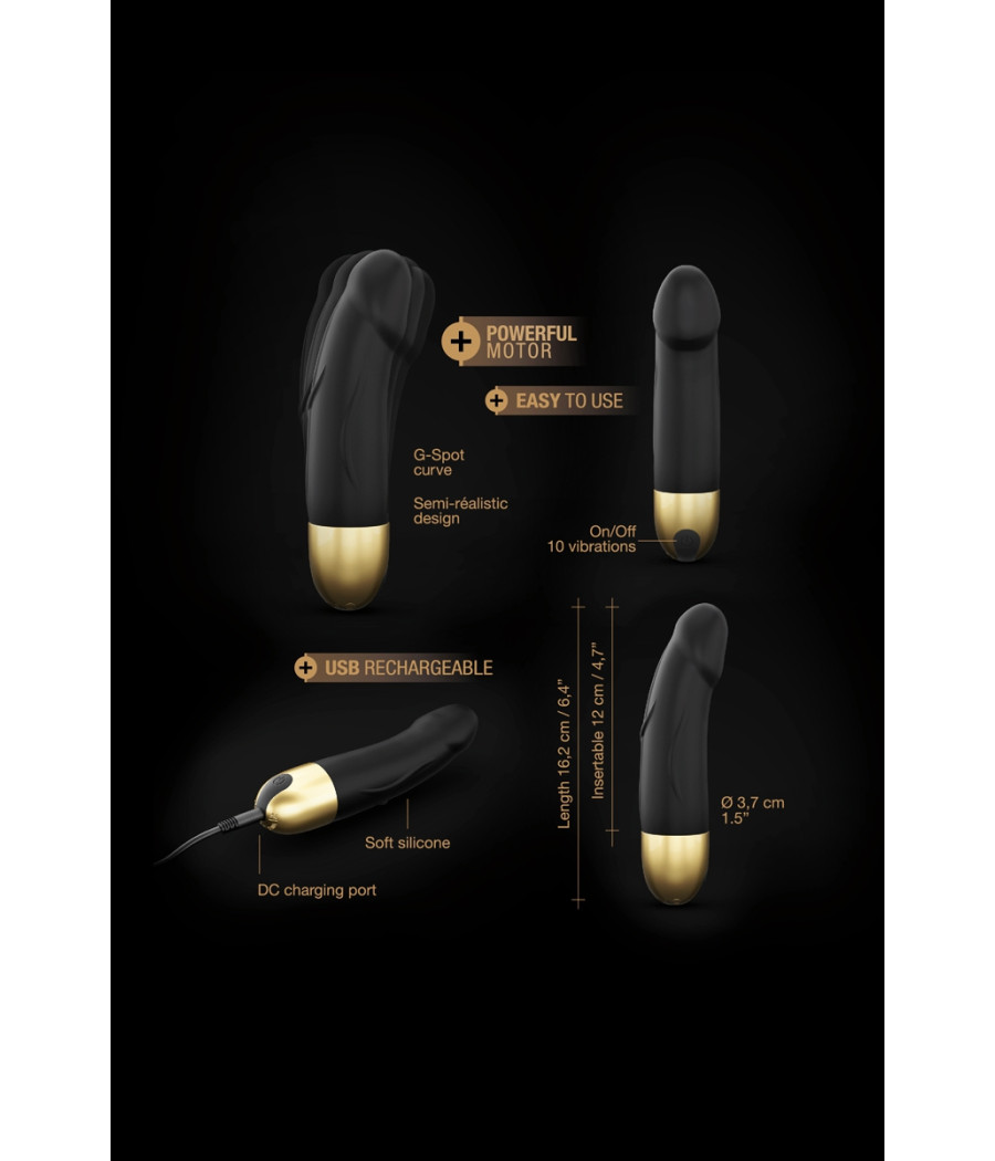 Vibro rechargeable Real Vibration gold S 2.0 - Dorcel