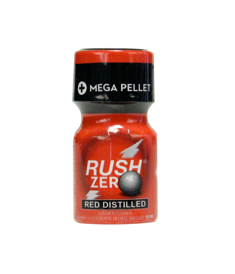 Poppers Rush Zero Red Distilled 10 ml