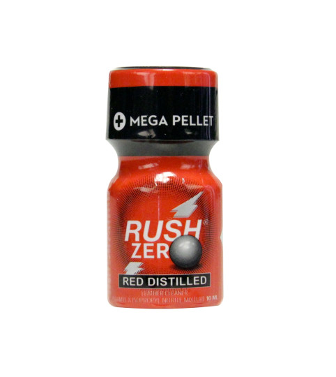 Poppers Rush Zero Red Distilled 10 ml
