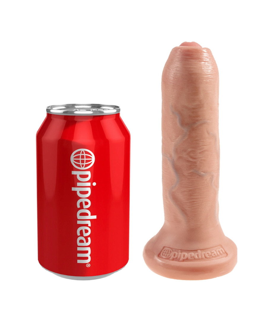 Gode 17,5 cm avec prépuce - King Cock