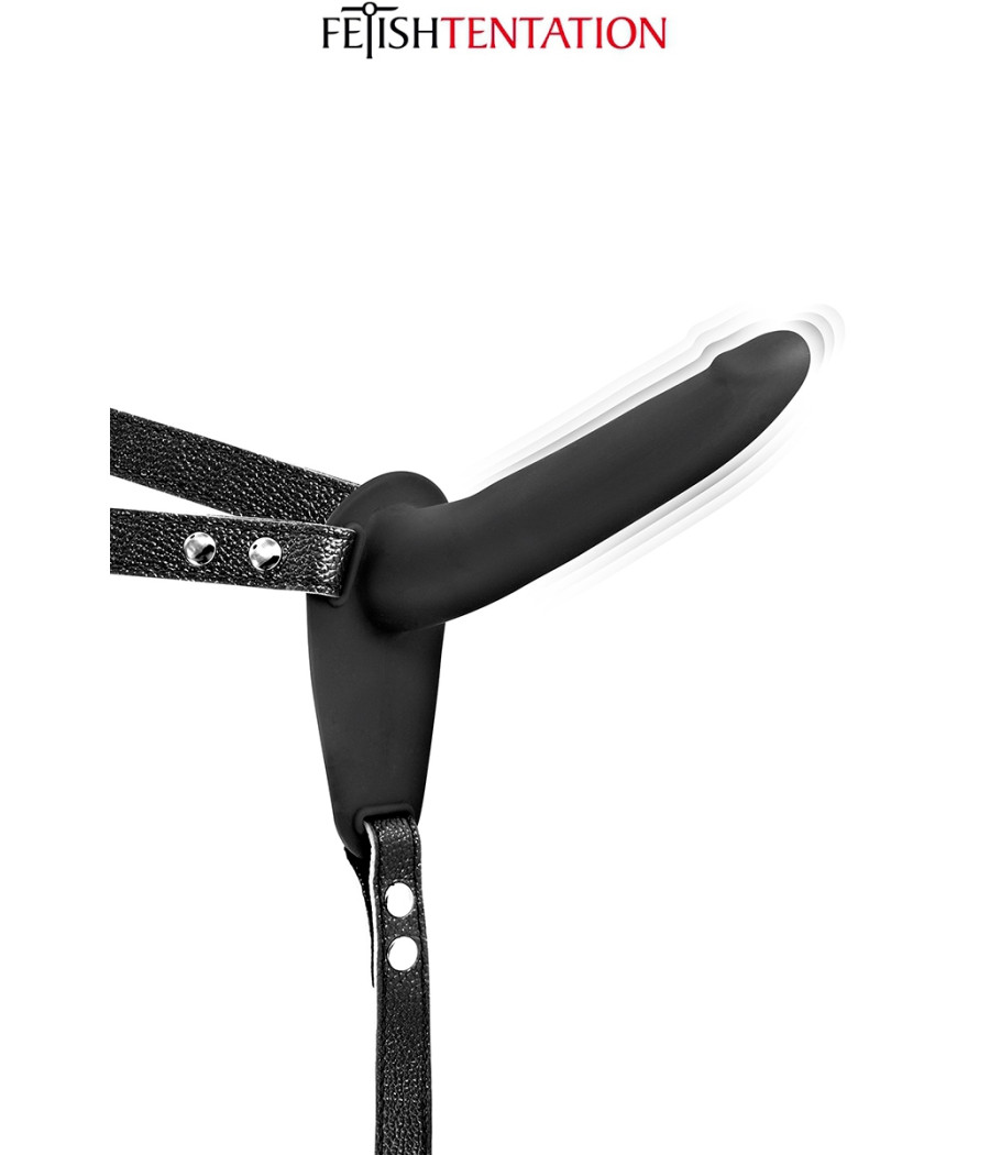 Gode ceinture noir vibrant Fetish Tentation