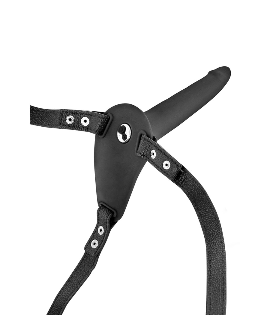 Gode ceinture noir vibrant Fetish Tentation