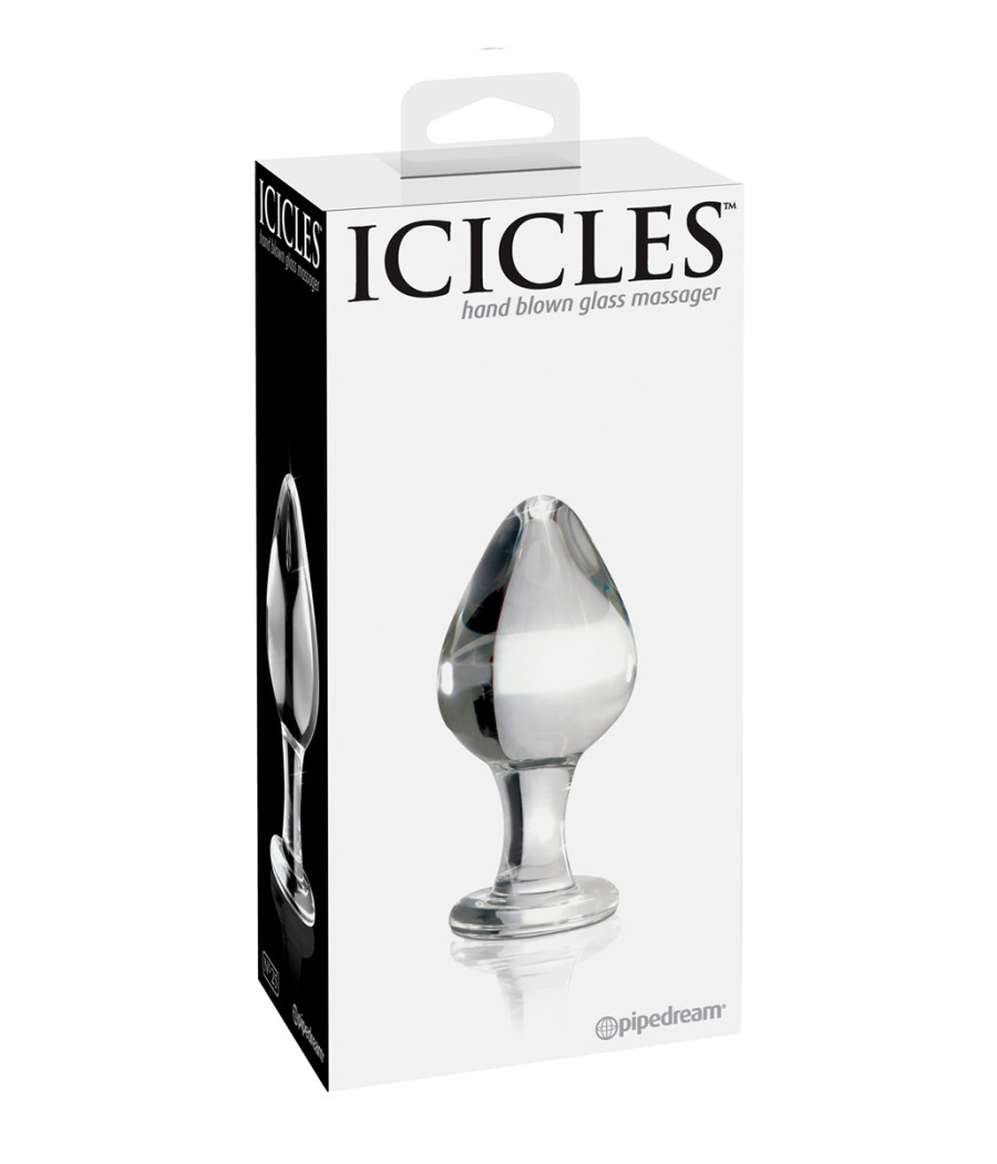 Plug anal verre Icicles n° 25