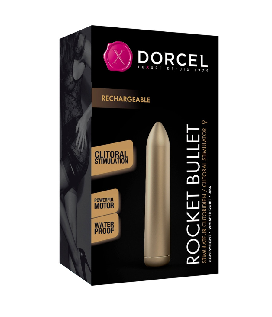 Mini vibro Rocket Bullet doré - Dorcel