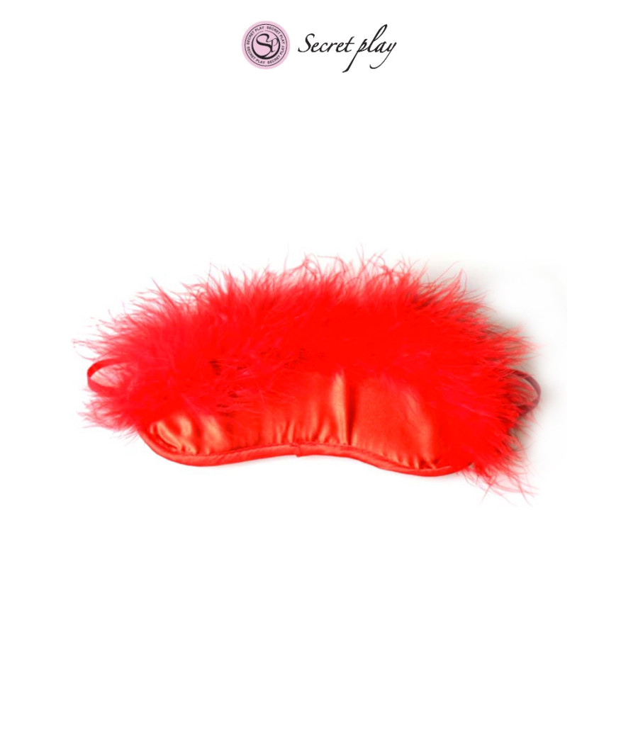 Bandeau rouge marabou - Secret Play