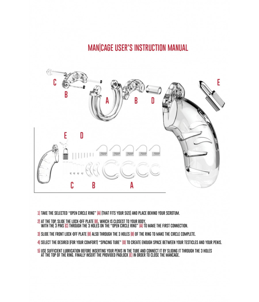 Cage de chasteté 9cm ManCage 02