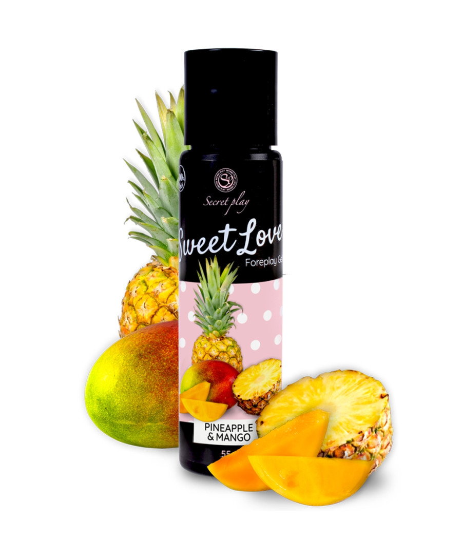 Lubrifiant comestible Ananas-Mangue - 60ml