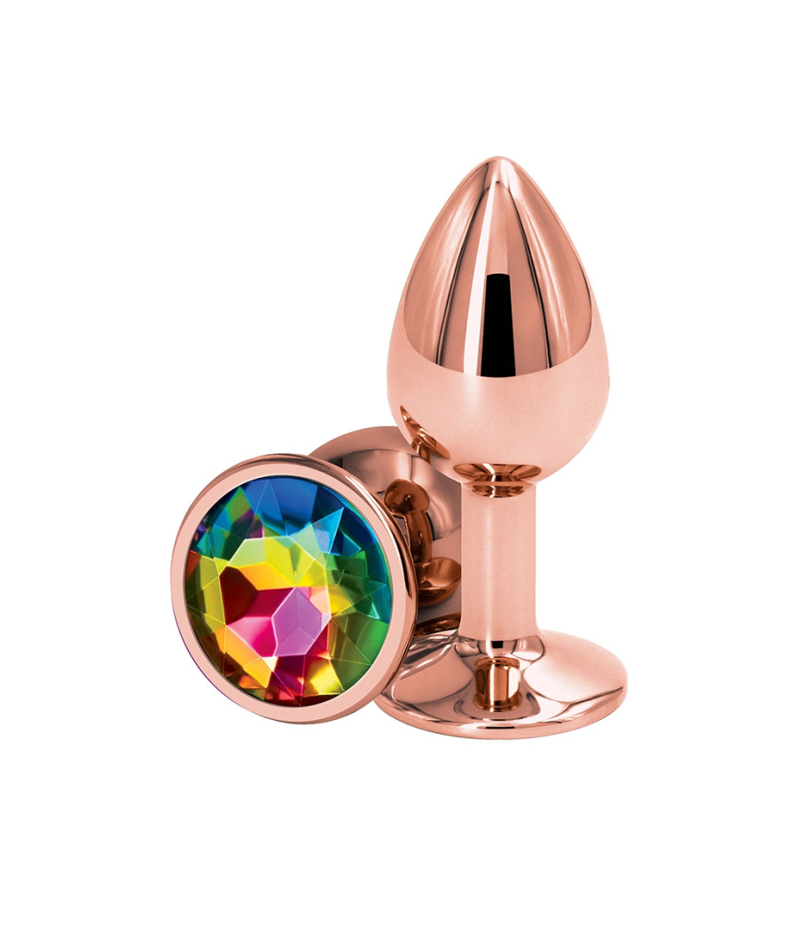 Plug anal aluminium rose gold S - Rear Assets