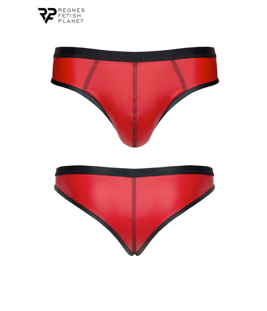 Slip rouge wetlook - Regnes