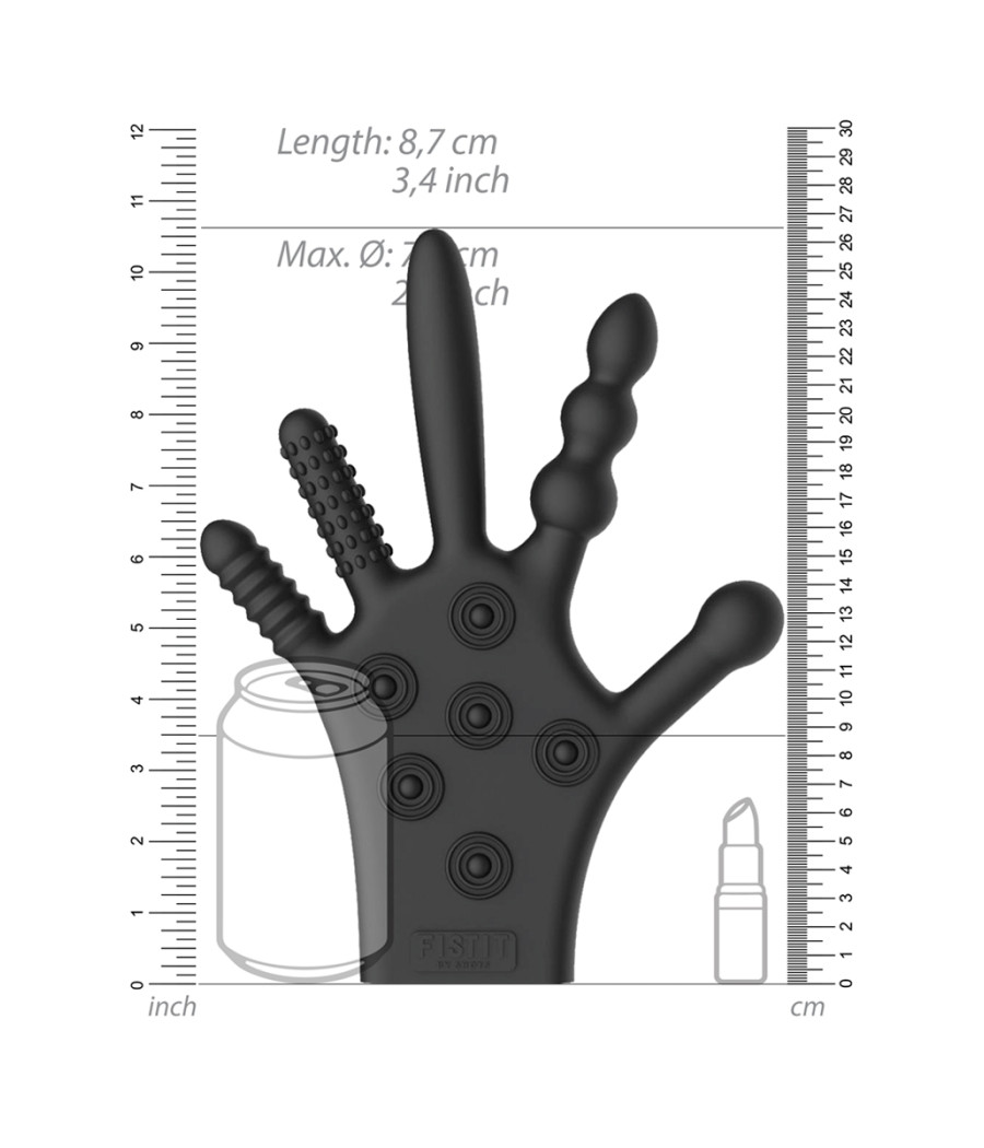 gant de stimulation en silicone - FISTIT