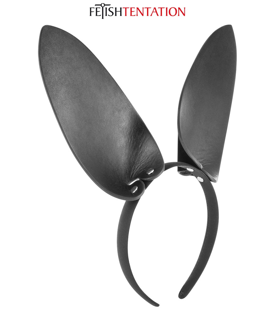 Oreilles de lapin en simili cuir - Fetish Tentation