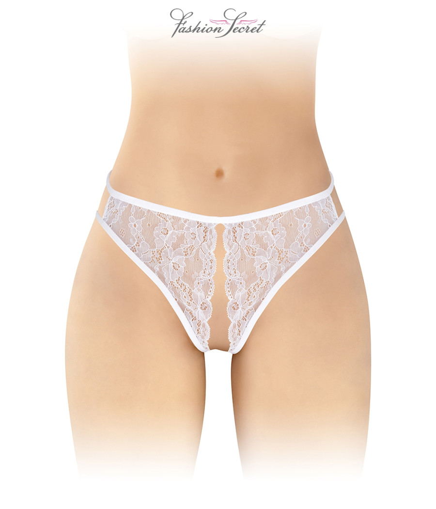 String blanc ouvert Victoria - Fashion Secret