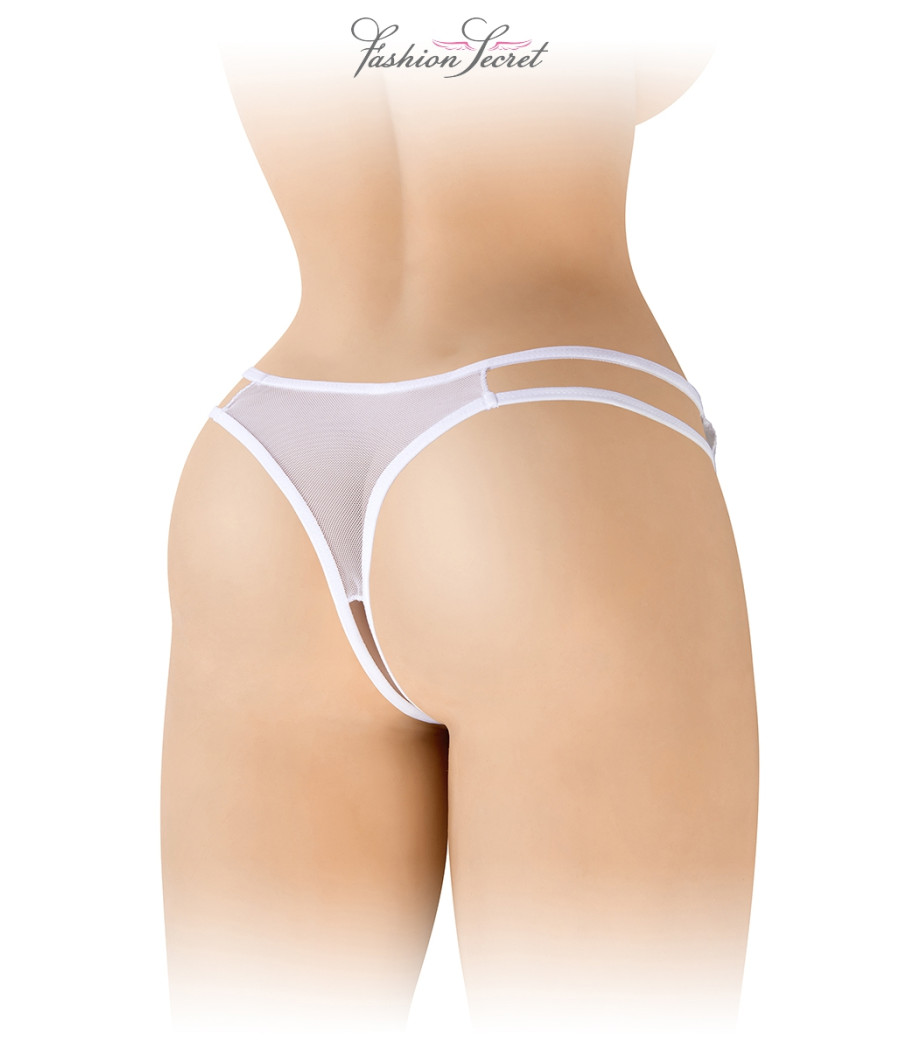 String blanc ouvert Victoria - Fashion Secret