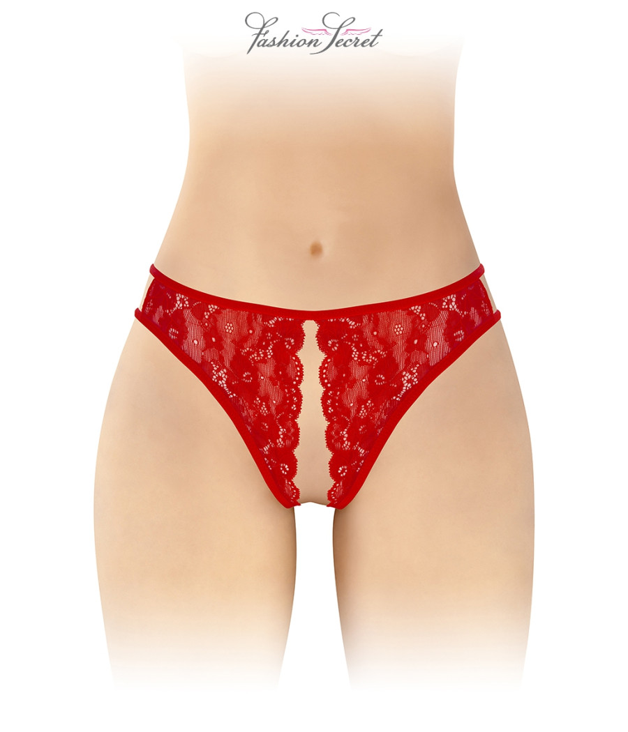 String rouge ouvert Victoria - Fashion Secret