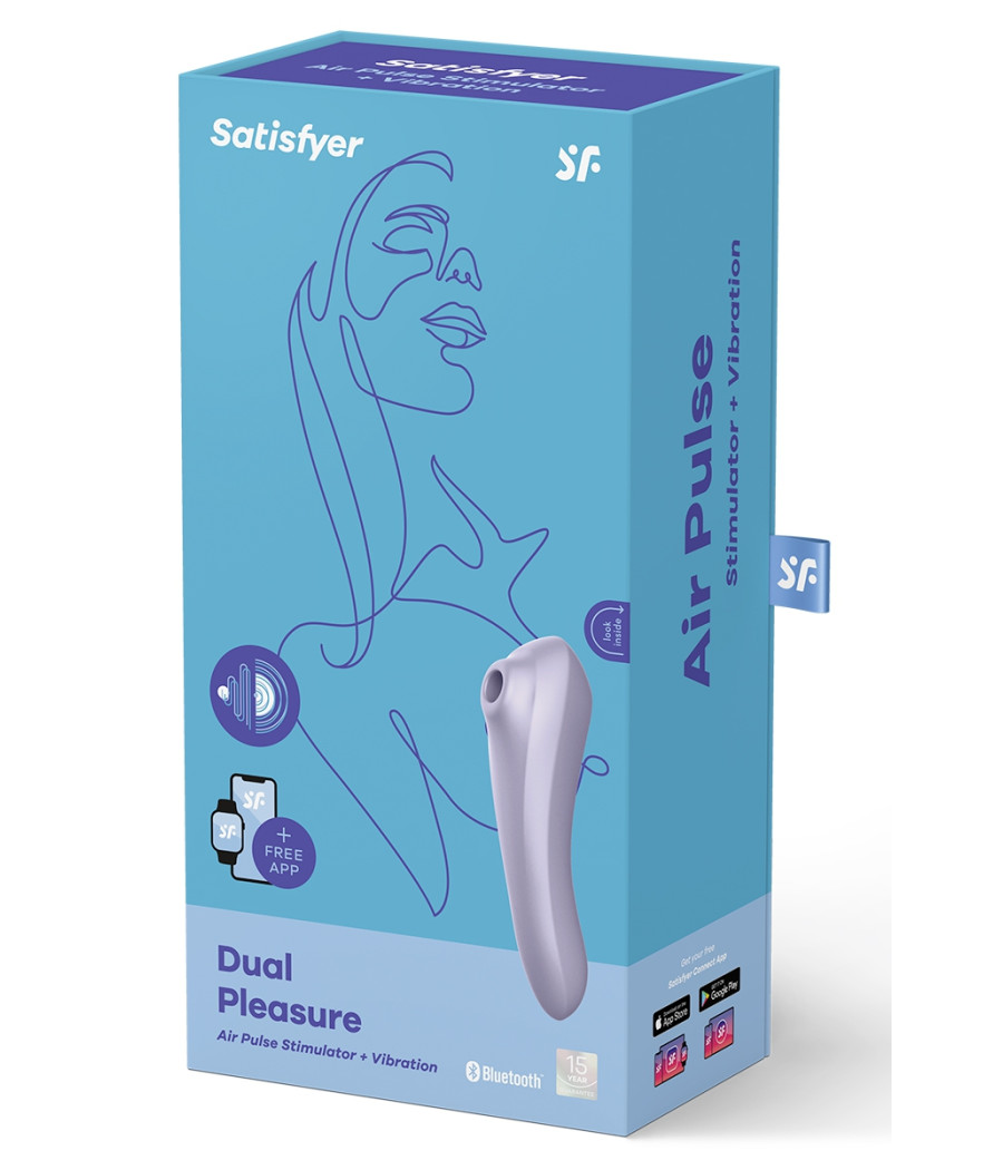 Stimulateur Satisfyer Dual Pleasure mauve