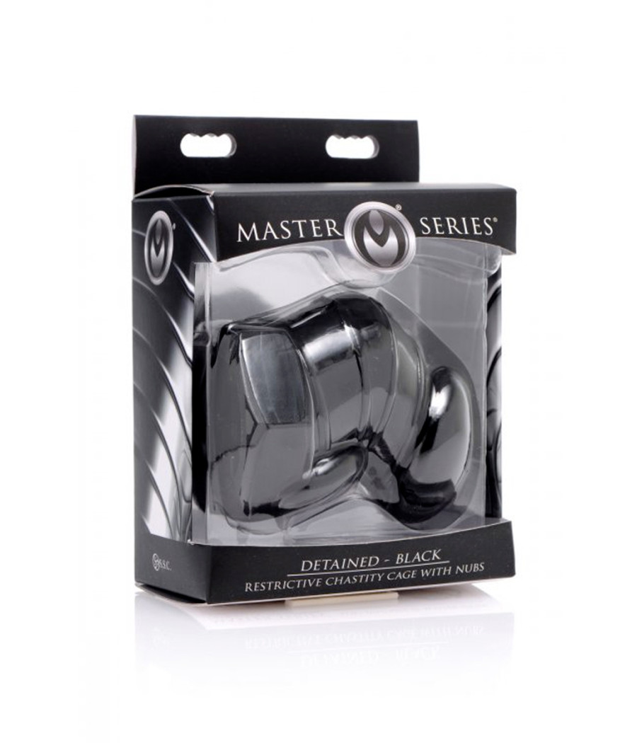 Cage de chasteté restrictive noire - Master Series