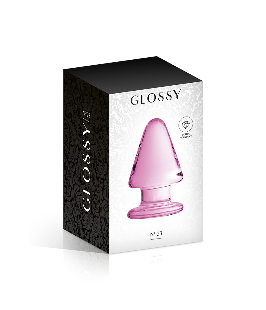 Plug anal verre Glossy Toys n° 23 Pink