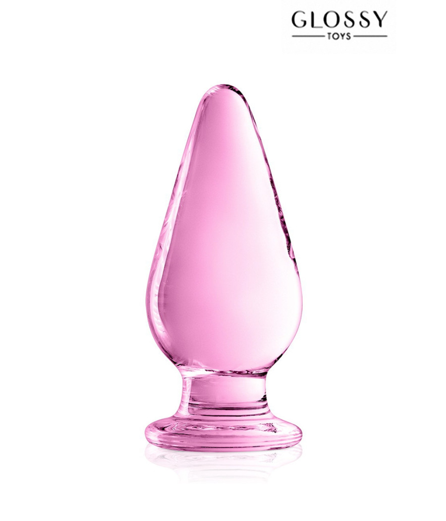 Plug anal verre Glossy Toys n° 26 Pink